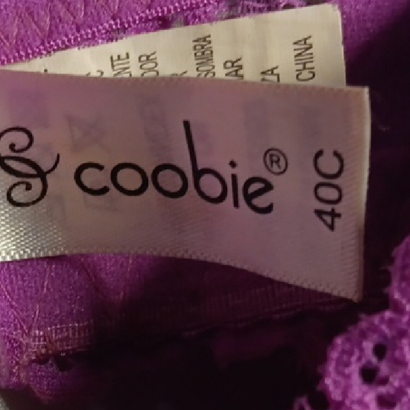 Coobie Vibrant Purple Lace Bra - Picture 2 of 11
